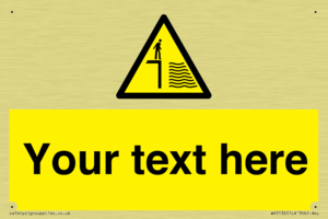 Custom Deep Water Sign